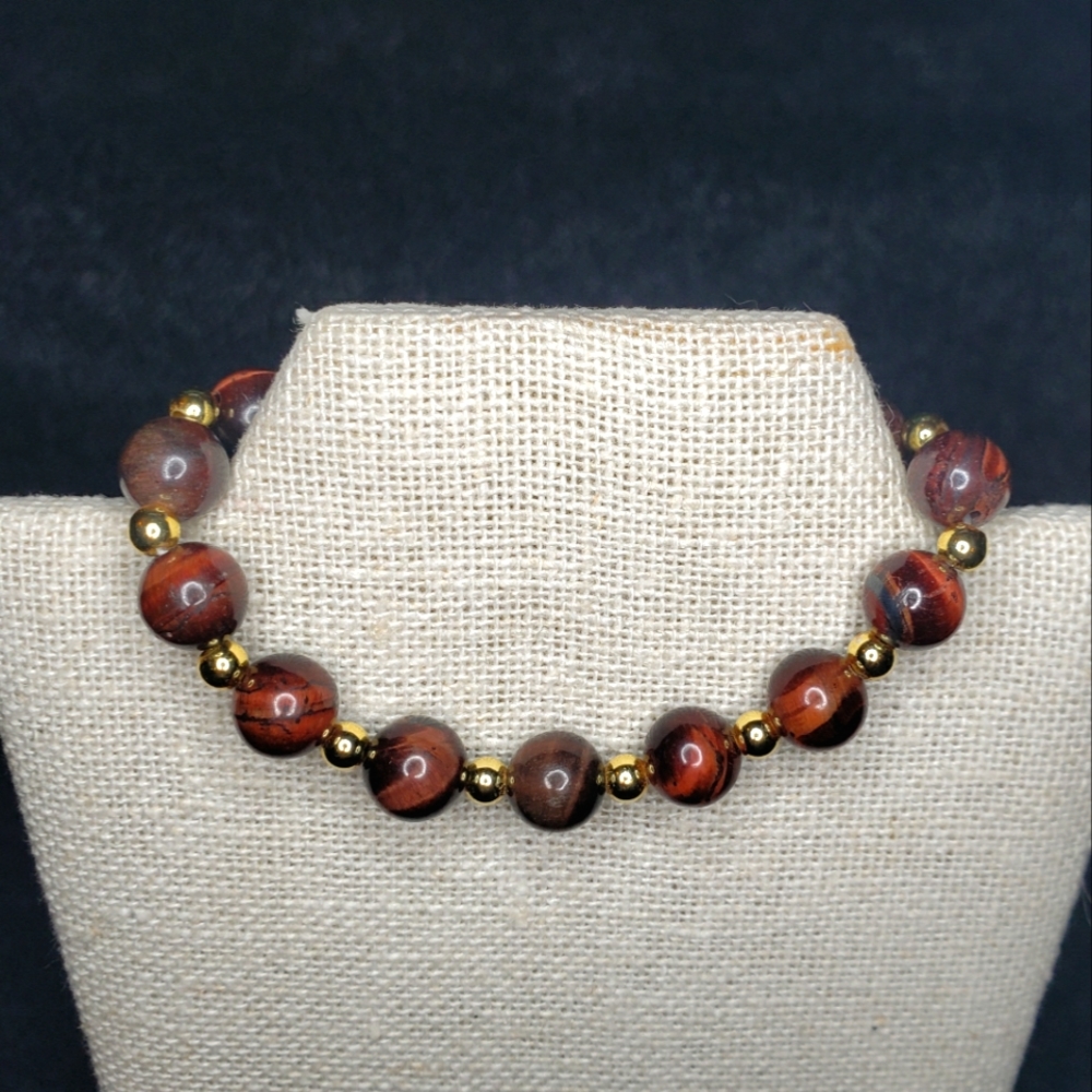 Red Tiger's Eye bracelet